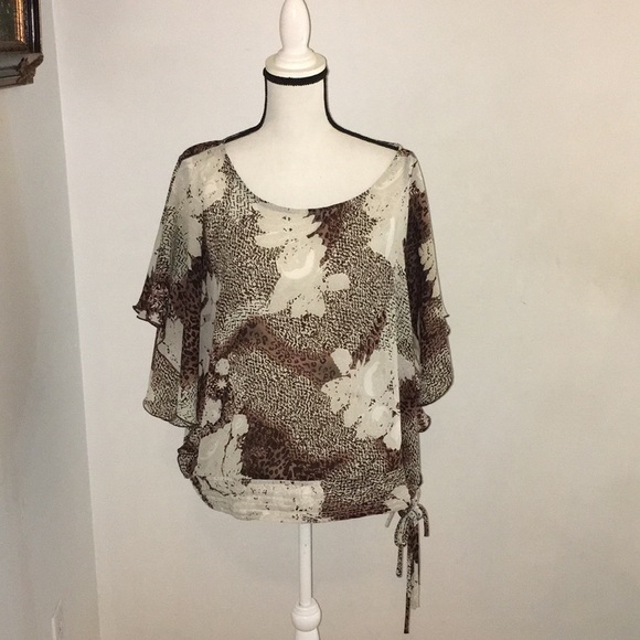 Dress - U- II Tops - 💼Dress U II brown-cream shirt💼